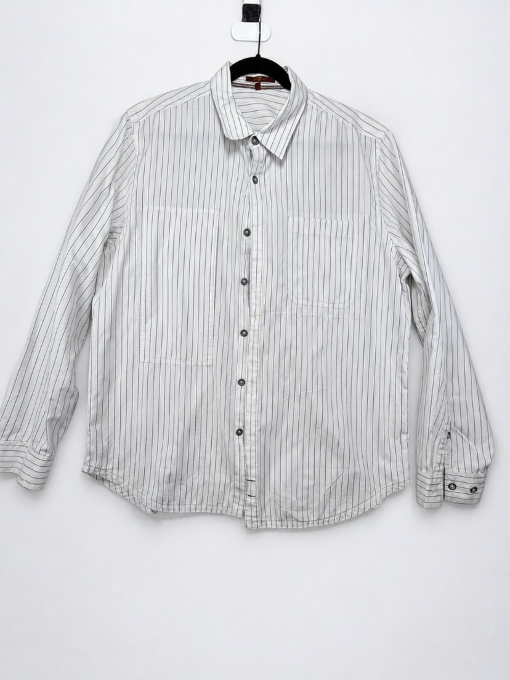 7 For All Mankind men’s striped cotton shirt XL